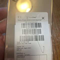 Apple iPhone XS Max 256GB Gold (Unlocked) A1921 (CDMA + GSM) Working Scratches