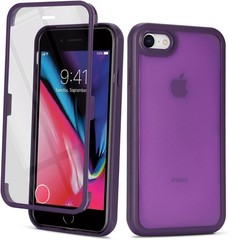 for iPhone SE 2020/2nd/2022/3rd Case with Built-in Screen Protector & Full Body