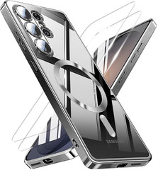 Magnetic for Samsung Galaxy S26 Ultra Case with 2X Screen Protector & Full Camer