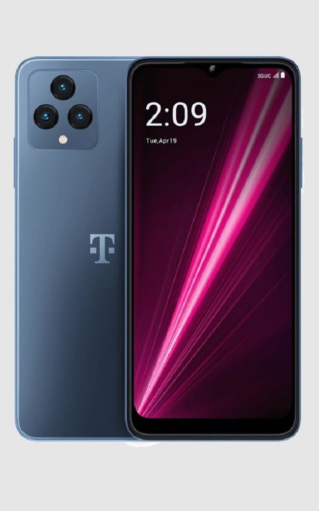T-Mobile TMAF025G REVVL 6 5G 64GB 4GB RAM Single SIM Android Smartphone, Blue