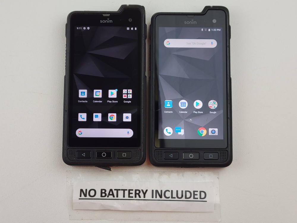 (Lot of 2) **DAMAGED** Sonim XP8 (XP8800) 64GB (AT&T) Rugged Smartphones – H7836