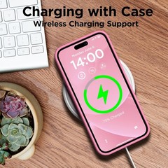 Designed for iPhone 14 Pro Max Case, Liquid Silicone Case with 2X Screen Protect