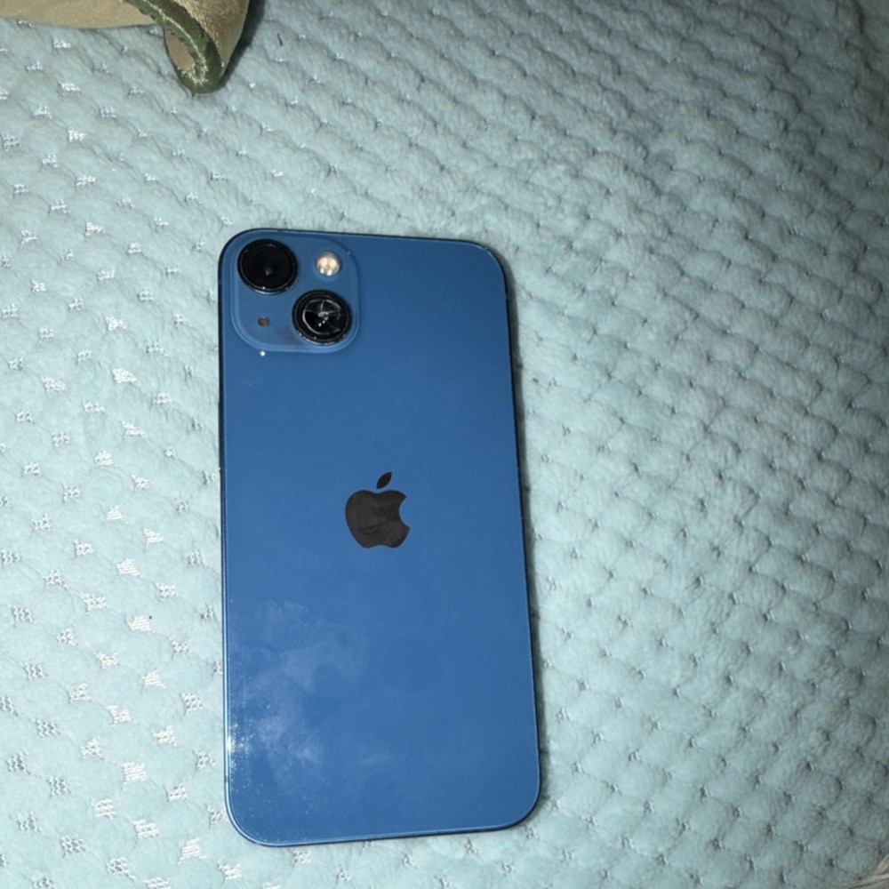 Apple iPhone 13 Blue Bar Smartphone iOS Bluetooth Wi-Fi NFC Lightning