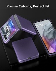 Thin Hard Matte Polycarbonate Cover Case for Motorola Razr 2024/2025/2026 – Purp