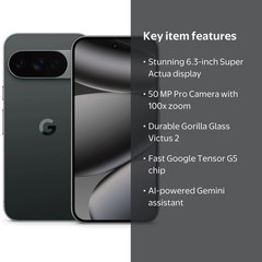 Google Pixel 10 Pro 6.3″ GLBW0 128GB Obsidian (Unlocked) – Brand New, Sealed