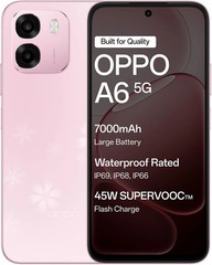 Oppo A6 5G ( ISakura Pink, 4GB-128GB ) MediaTek Dimensity 6300 Global Version