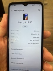 Samsung Galaxy A14 5G 64GB ATT Android Smartphone 6.6″ Black Good