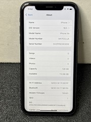 Apple iPhone XR 128GB Unlocked Black A1984 MT362LL/A EXCELLENT B/H 99%