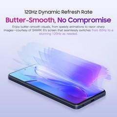 Blackview SHARK 8 Smartphone 16GB+256GB 6.78″ 120Hz Android 13 5000mAh NFC 64MP