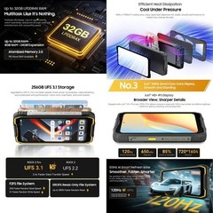 Blackview ROCK 2 Pro 5G AI Rugged Smartphone 32GB+256GB Android 16 Dual SIM NFC