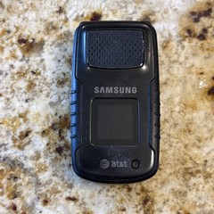 Samsung Rugby Gray SGH-A837 Rugged Flip Phone – ( AT&T ). With Good Battery