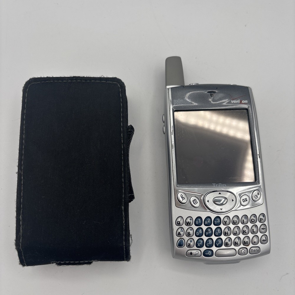Rare PalmOne Treo 600 Cell Phone Smartphone (Verizon) Silver NOT TESTED