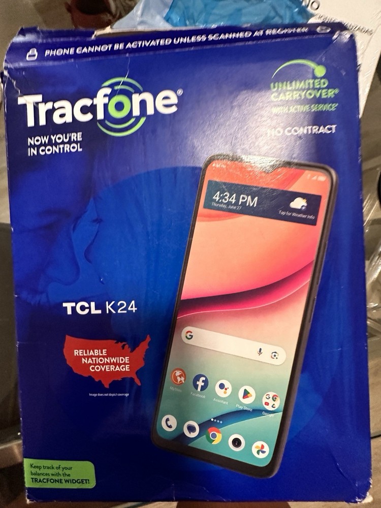 Open box-Tracfone TCL K24 (64GB)