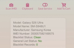 Samsung Galaxy S26 Ultra 256GB Unlocked Excellent Condition READ Description B5