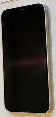 USED WHITE GSM UNLOCKED iPhone 12, 256GB A2172 MGFG3LL/A, 93% BATTERY iOS 16.6
