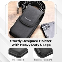 Heavy Duty Holster for Samsung Galaxy S26 Ultra, S25 Ultra, Pixel 10 Pro XL, 9 P