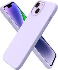 Slim Liquid Silicone Case for iPhone 14 6.1 Inches, Soft Gel Rubber Full Coverag