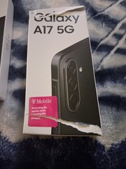 2 Samsung Galaxy A17 CELL T-Mobile Black Smartphones 128GB Storage Capacity