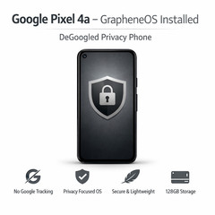 Google Pixel 4a 128GB – GrapheneOS Installed – DeGoogled Privacy Phone
