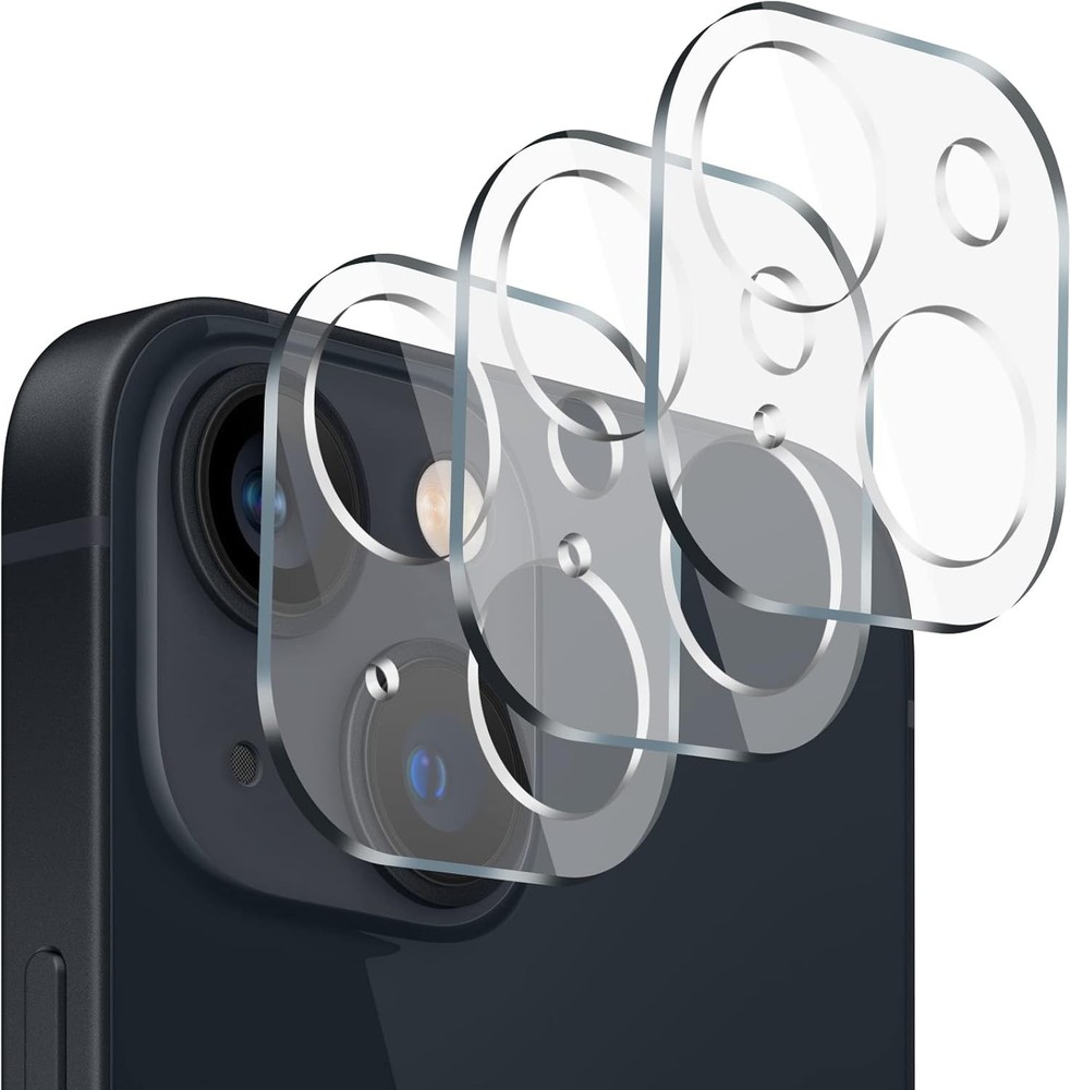 3PCS Camera Lens Protector for iPhone 13 6.1″ & iPhone 13 mini 5.4″ HD Clear Ant