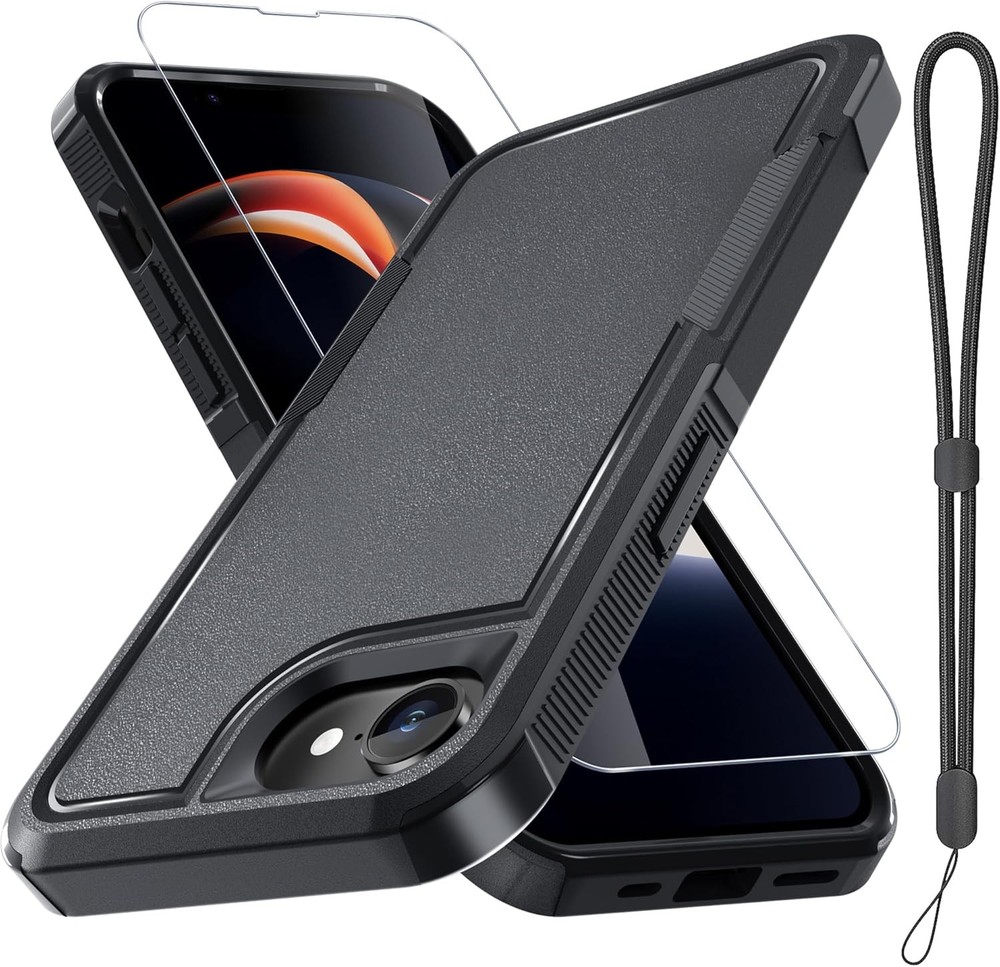 iPhone 16e Case & iPhone 17e Case, Military Grade Heavy Duty Shockproof Cover