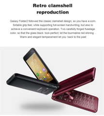 Samsung Galaxy Folder2 SM-G1650 Dual SIM WIFI 8MP LTE 4G Flip Android SmartPhone