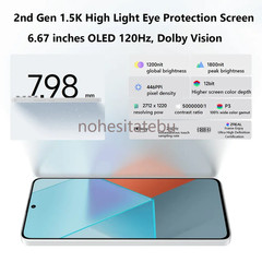 Unlocked Xiaomi Redmi Note 13 Pro 5G 6.67″ 200MP 8GB+256GB Android 5100mAh 120Hz