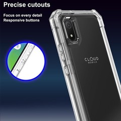 Cloud Stratus C8 Case with Screen Protector, Dual Layer Protection, Slim Cover