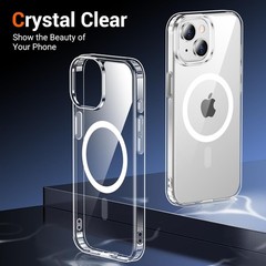 1. For iPhone 15 Case, iPhone 14 Case, iPhone 13 Case Clear, Shockproof Slim 2