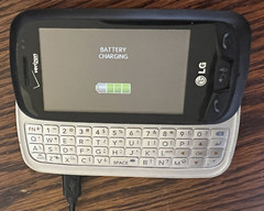 Verizon LG VN270 COSMOS TOUCH 3G Slide Phone & Instr Book – Parts or Collectible