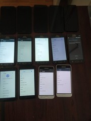 Lot of 14 Mixed model Samsung Galaxy J3 SM-J337V/ SM-J327V and J2 SM-J260A 16GB