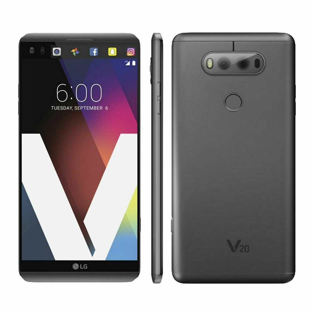 LG V20 H910 (For AT&T) Unlocked 64GB+4GB Fingerprint 4G Smartphone-New Sealed