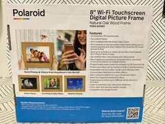 🎙️ Polaroid 8″ WiFi Digital Natural Oak Wood Frame Photo Frame! 🆕
