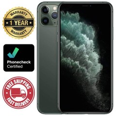 Apple iPhone 11 Pro – 64 GB – Midnight Green (Unlocked) Smartphone – Very Good