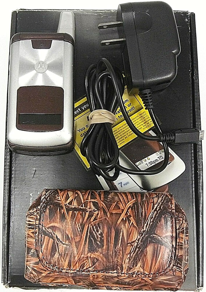 Motorola i776 – Brown and Silver ( Nextel ) Very Rare iDEN PTT Phone – Bundled