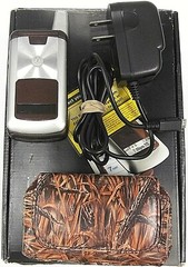 Motorola i776 – Brown and Silver ( Nextel ) Very Rare iDEN PTT Phone – Bundled