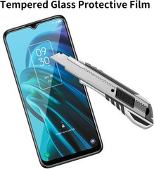 4PCS Glass Screen Protector for TCL 30 XE 5G 9H Hardness Case Friendly Easy Inst