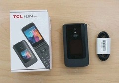 TCL T440W Flip 4 5G, 32GB, Gray, Flip Phone, (Metro), Open Box(New), No Card Sim