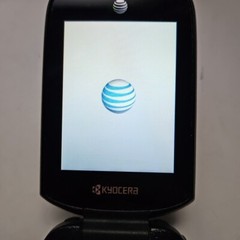 Kyocera DuraXE 8GB Black AT&T GSM Rugged Flip Phone WORKING