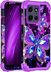 for Moto G 5G 2026 Case, Glow in The Dark Three Layer Heavy Duty Shockproof Prot
