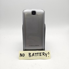 Maxwest Vice Flip Phone (Unlocked) – Silver – UNTESTED #2653