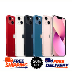 Apple iPhone 13 Unlocked 128GB/512GB – Midnight, Blue, Pink – Free Shipping!