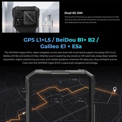 Unlock 5G HOTWAV Hyper 8 Pro Android 15 AI Rugged Smartphone 120Hz Loud Speaker
