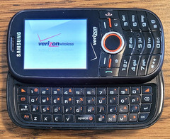 Samsung Intensity SCH-U450 – Gray and Black ( Verizon ) Cellular Slider Phone