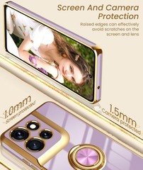 Motorola G 5G 2025 Case, Moto G 5G 2025 Case, 2X Screen Protector, Slim Soft TPU