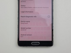 Samsung Galaxy Note 4 (SM-N910P) 32GB – Black (Sprint) – HEAVY BURN – J9190