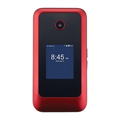 Consumer Cellular Verve Snap Z2336 8GB 4G LTE Red GSM Flip Phone OB