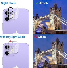 6.1-Inch & 5.4-Inch Camera Lens Protector, 9H Tempered Glass, 3-Pack