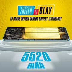 POCO M8 (Glacial Blue, 256GB) (8 GB RAM) 2.4 GHz Clock Speed 5520 mAh Battery