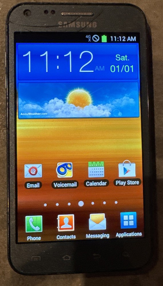 Samsung Galaxy S2 Epic SPH-D710 16GB 4g (Sprint) Cell Phone Fair Used Crack Rare